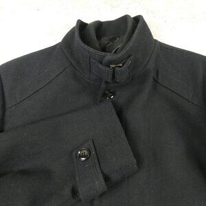 Pronto Uomo Coat Mens Large Black 3 in 1 Remove Quilted Vest Wool Dressy Casual